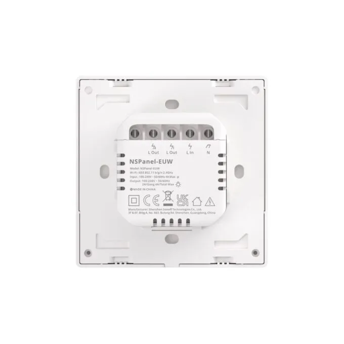 Sonoff WiFi Smart NS Panel - Touch screen, White — image 4