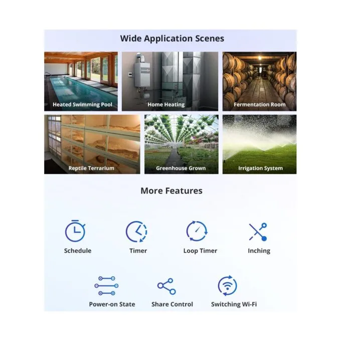 Sonoff WiFi Smart Switch TH Elite Smart Temperature and Humidity Monitoring - THR320D - 20A — image 13