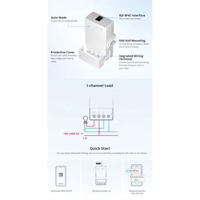 Sonoff WiFi Smart Switch TH Origin - THR316 - 16A — image 14
