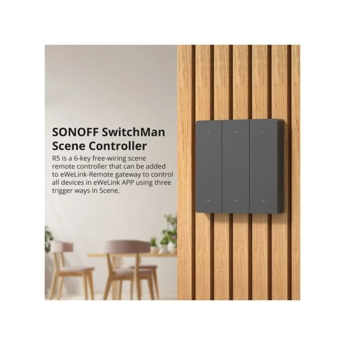 Sonoff Wifi Smart SwitchMan Scene Controller - R5 - White — image 2