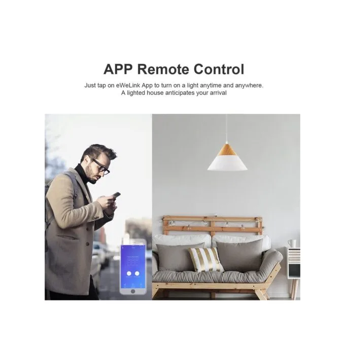 Sonoff WiFi Smart Wall Touch Switch - T2EU3C-TX - 3-Button White — image 3