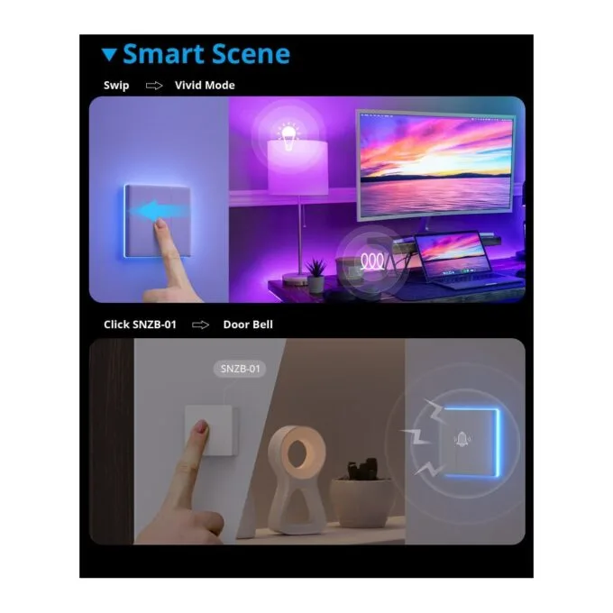 Sonoff WiFi Smart Wall Touch Switch - T51C - 1-Button White — image 11