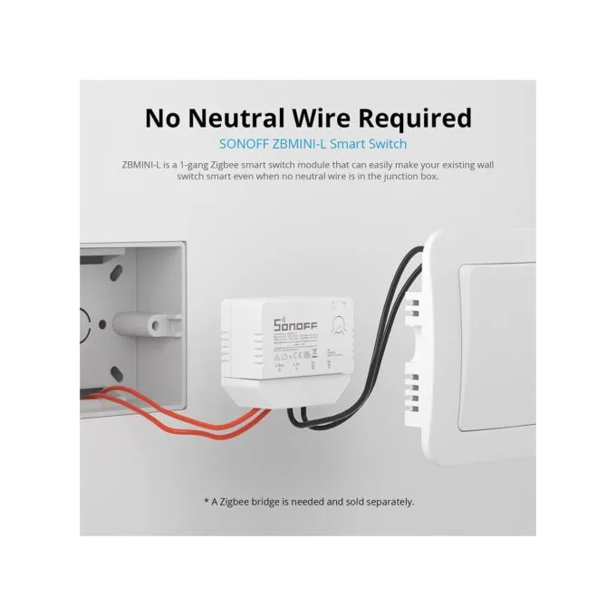 Sonoff Zigbee 3.0 Smart Switch - ZBMINI-L - Zigbee 3.0 — image 2