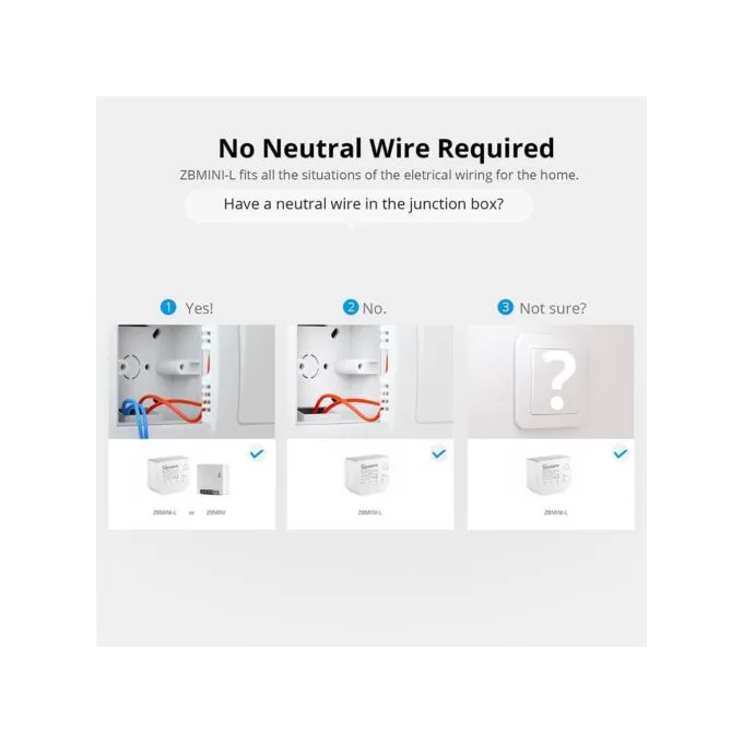 Sonoff Zigbee 3.0 Smart Switch - ZBMINI-L - Zigbee 3.0 — image 4