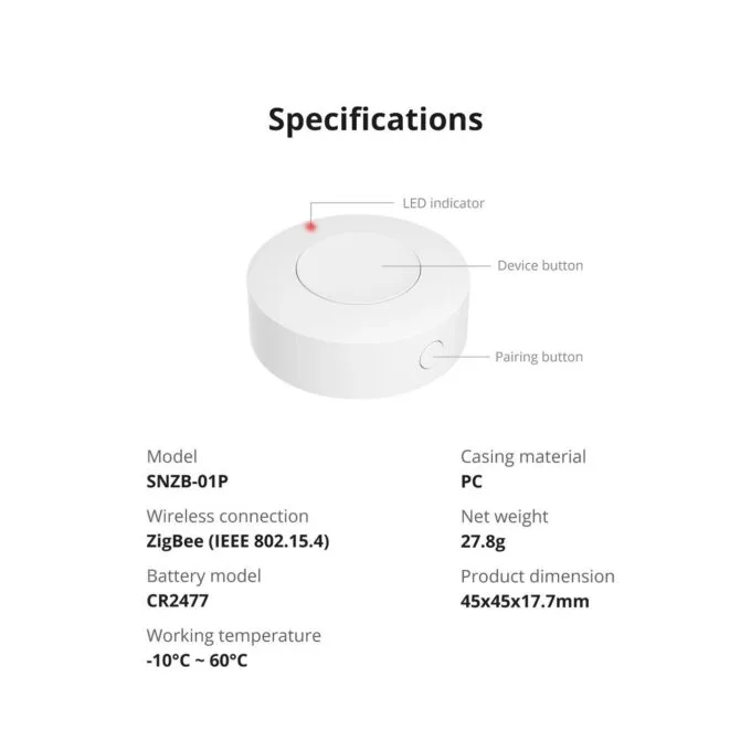 SONOFF Zigbee Smart Button - SNZB-01P — image 13