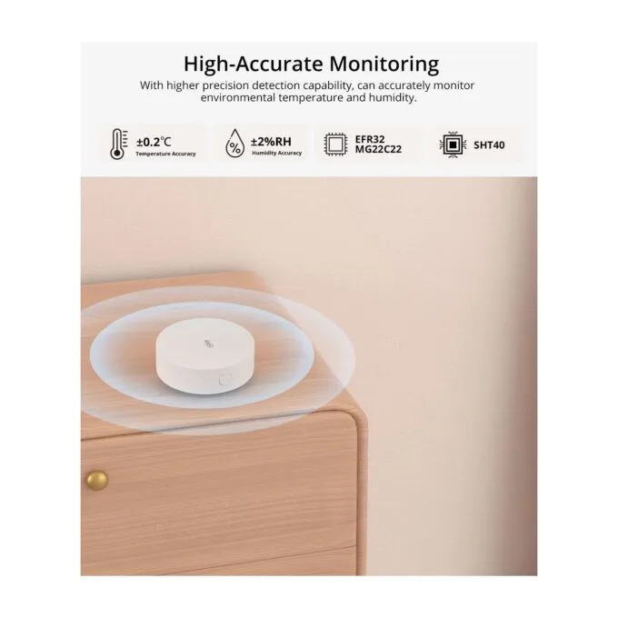 SONOFF Zigbee Smart Temperature Humidity Sensor - SNZB-02P - Zigbee Smart Temperature Humidity Sensor — image 4