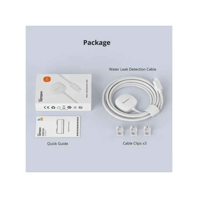 Sonoff ZigBee Smart Water Leak Sensor Cable - WLDC200 - ZigBee Smart Water Leak Sensor Cable — image 4