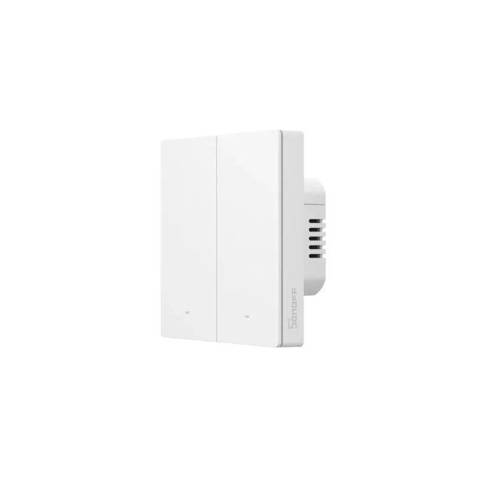 Sonoff Zigbee WiFi Smart Wall Mechanical Switch - M5 - No neutral, 2-Button White — image 1