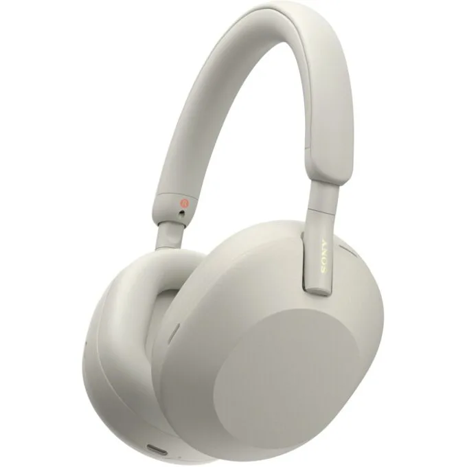 Sony WH-1000XM5S Bluetooth Noise Cancelling Headphones - WH-1000XM5S - Over-Ear, Silver — image 1