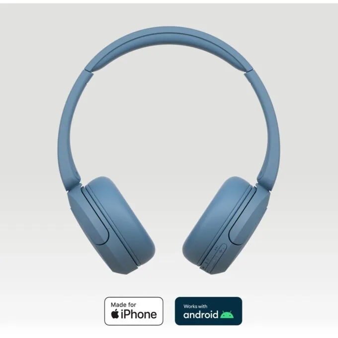 Sony WH-CH520L - CH520L - On-Ear Wireless Headphones, Blue — image 2