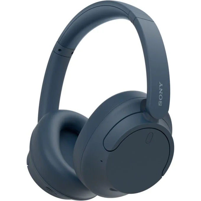 Sony WH-CH720N Extra-Bass Wireless Over-Ear Headphones - CH720N - Blue, ANC — image 1
