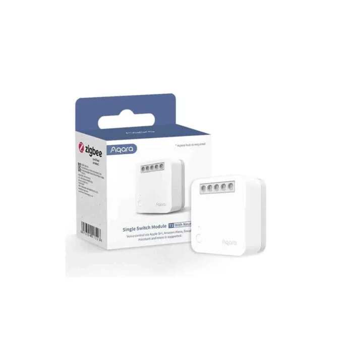 SSM-U01 SINGLE SWITCH MODULE T1 (WITH NEUTRAL), WHITE AQARA — image 1