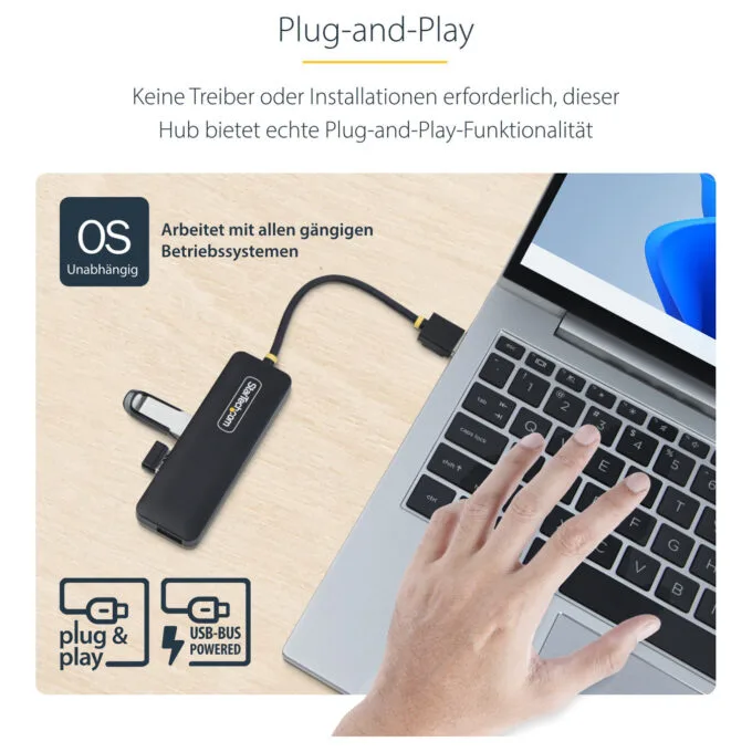 StarTech 4-PORT USB-A HUB 5GBPS PORTABLE — image 15