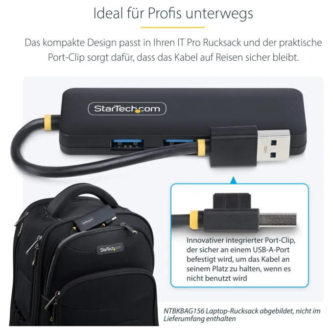 StarTech 4-PORT USB-A HUB 5GBPS PORTABLE — image 16