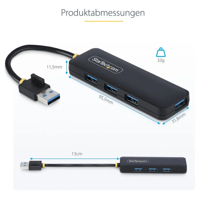 StarTech 4-PORT USB-A HUB 5GBPS PORTABLE — image 17
