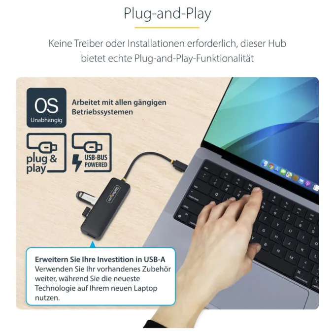 StarTech 4-PORT USB-C HUB 5GBPS PORTABLE — image 14