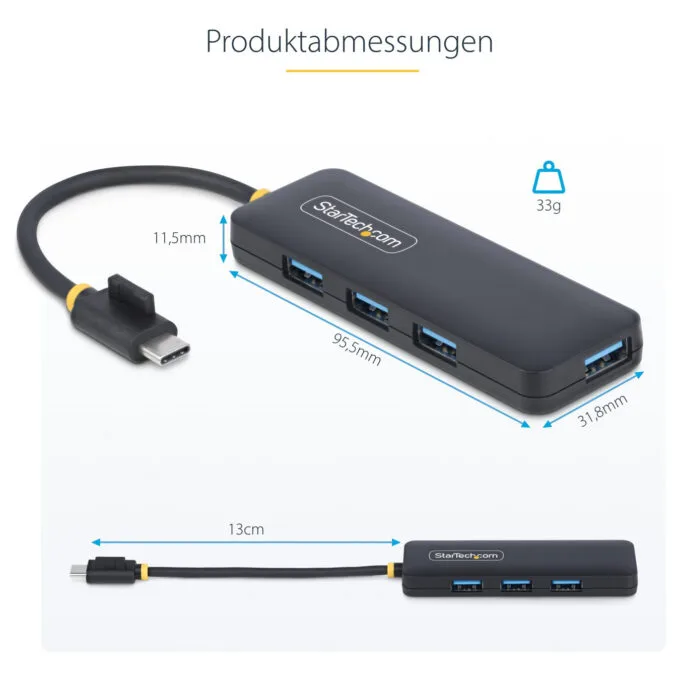 StarTech 4-PORT USB-C HUB 5GBPS PORTABLE — image 16