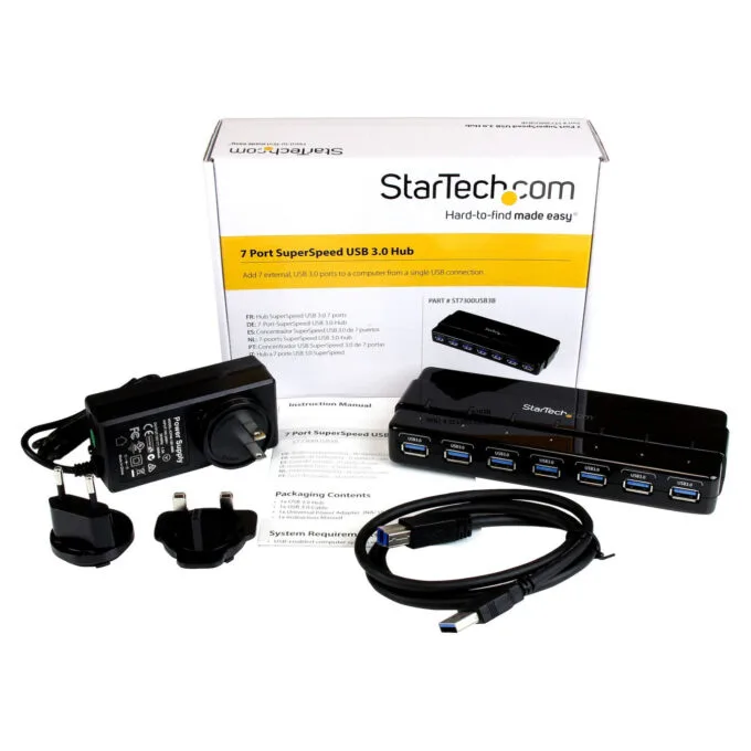 StarTech 7 PORT USB 3.0 HUB W ADAPTER — image 6