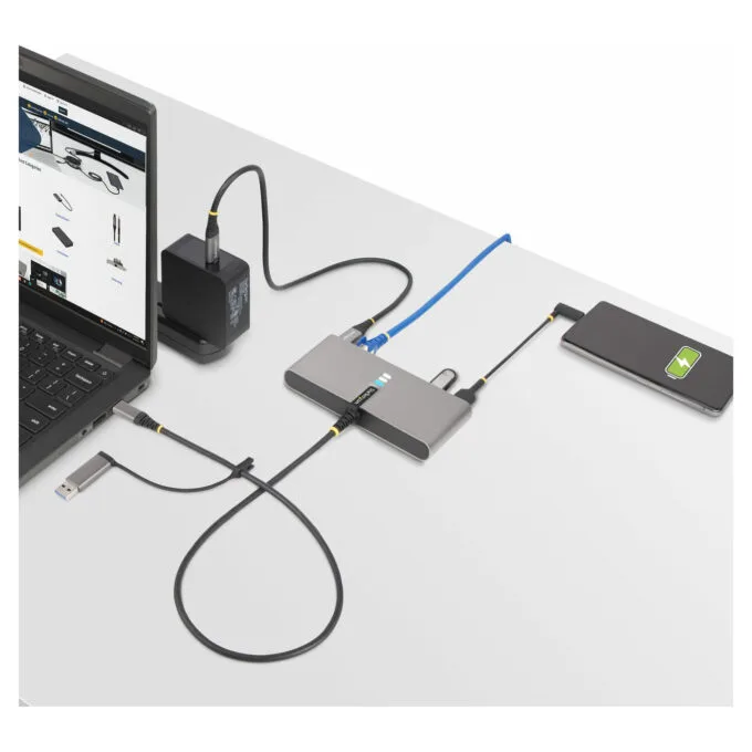 StarTech USB-C USB-A HUB - GBE - RS232 — image 8