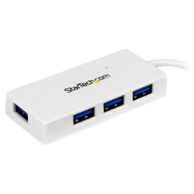 StarTech WHITE 4 PORT MINI USB 3.0 HUB — image 2