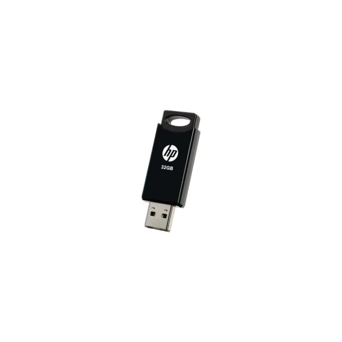 STICK 32GB HP v212w 2.0 Flash Drive (black) retail — image 2