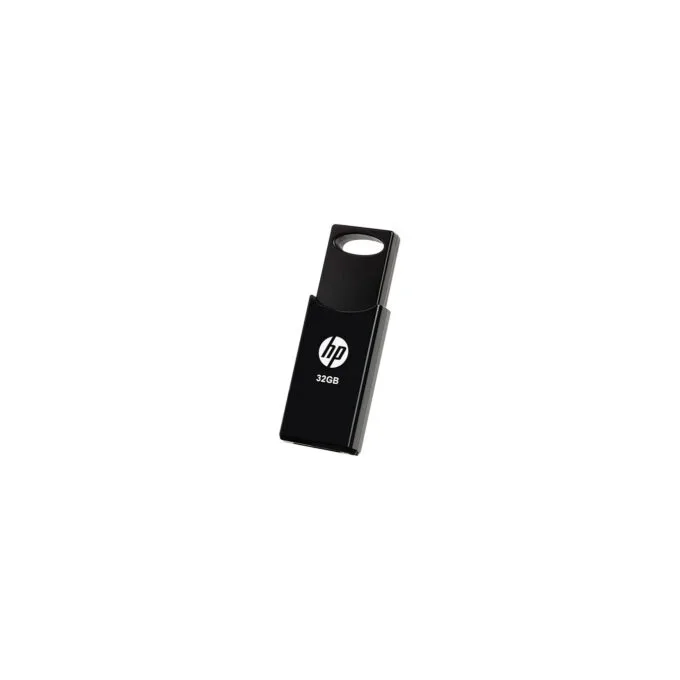 STICK 32GB HP v212w 2.0 Flash Drive (black) retail — image 1