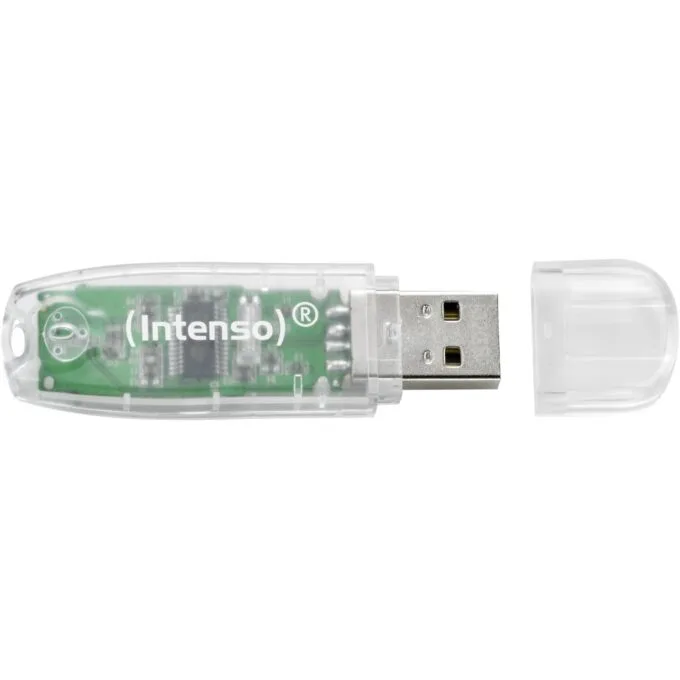 STICK 32GB USB 2.0 Intenso Rainbow Line Transparent - Rainbow Line Transparent, 32GB, USB 2.0 — image 2