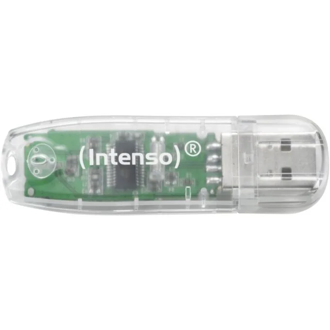 STICK 32GB USB 2.0 Intenso Rainbow Line Transparent - Rainbow Line Transparent, 32GB, USB 2.0 — image 1