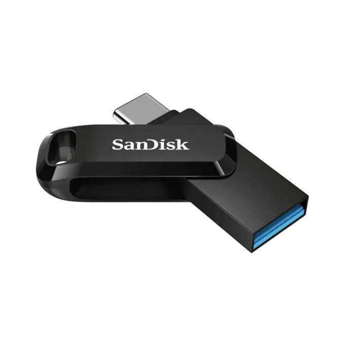 STICK 32GB USB 3.1 SanDisk Ultra Dual Drive Go Type-C black - USB-C + USB-A dual, compact — image 3
