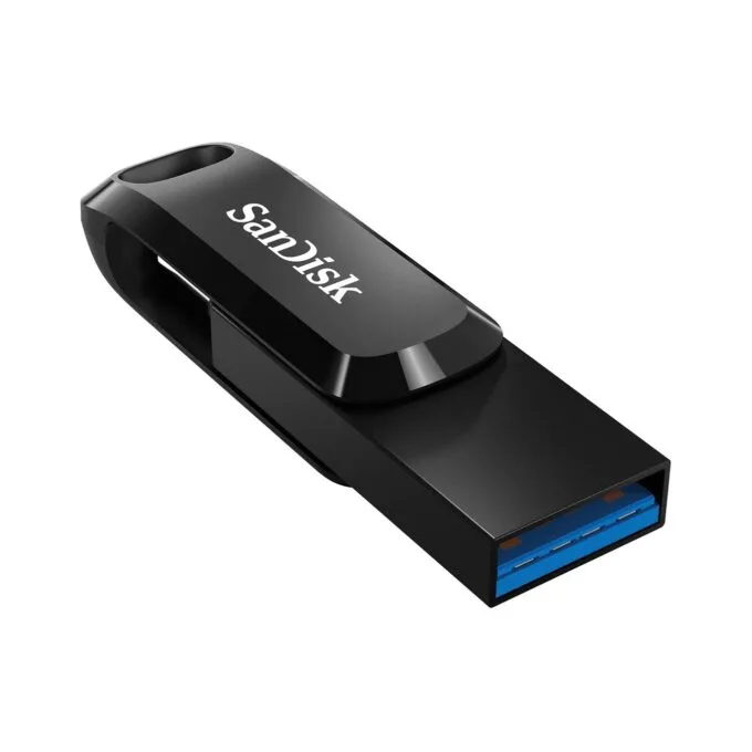 STICK 32GB USB 3.1 SanDisk Ultra Dual Drive Go Type-C black - USB-C + USB-A dual, compact — image 4