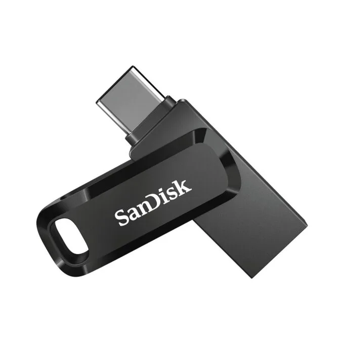 STICK 32GB USB 3.1 SanDisk Ultra Dual Drive Go Type-C black - USB-C + USB-A dual, compact — image 1