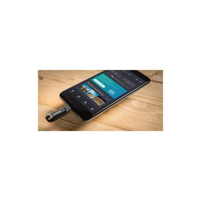STICK 32GB USB 3.1 SanDisk Ultra Dual Drive Go Type-C black - USB-C + USB-A dual, compact — image 8
