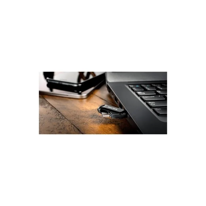 STICK 32GB USB 3.1 SanDisk Ultra Dual Drive Go Type-C black - USB-C + USB-A dual, compact — image 9