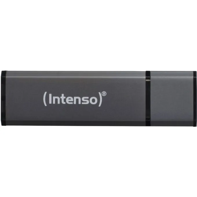 STICK 4GB USB 2.0 Intenso Alu Line Grey - 3521451 - Grey, 4GB — image 1