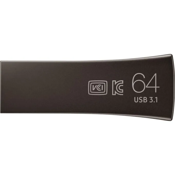 STICK 64GB USB 3.1 Samsung Bar Plus Titan Grey - 64GB, USB-A, USB 3.1 — image 2