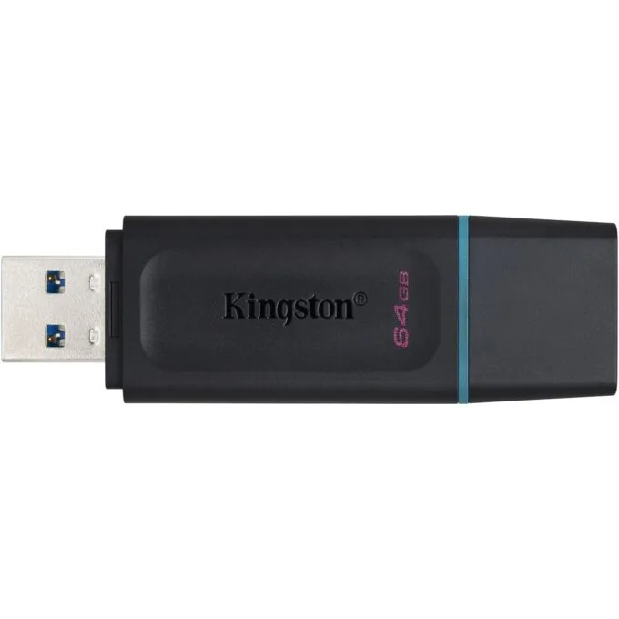 STICK 64GB USB 3.2 Kingston DataTraveler Exodia 2-Pack - Black Teal — image 3