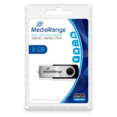 STICK 8GB USB 2.0 MediaRange swing Blister