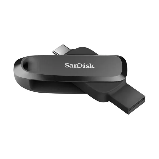 STICK PHONE DRIVE USB TYPE-C USB TYPE - SDDDC6-256G-G46 - Black, 256 GB, USB Type-C, 3.2 Gen 1 (3.1 Gen 1), 100 MB/s, Swivel — image 3
