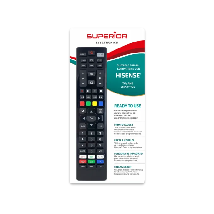 Superior HISENSE TV Replacement Remote Control - SMART — image 1