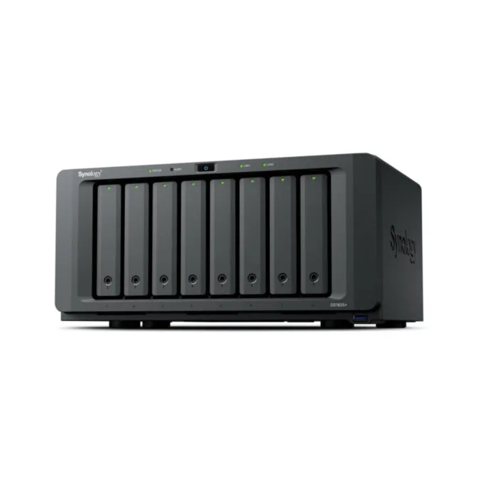 Synology DiskStation DS1825+ - 8-Bay NAS - AMD V1500B 2.2GHz 4-core, 2.5GbE, M.2 NVMe Cache — image 1