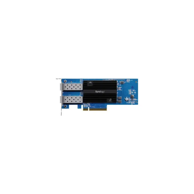 Synology E25G30-F2 - Dual 25GbE SFP28 PCIe 3.0 Network Card - Internal, Blue, Low-Profile — image 1