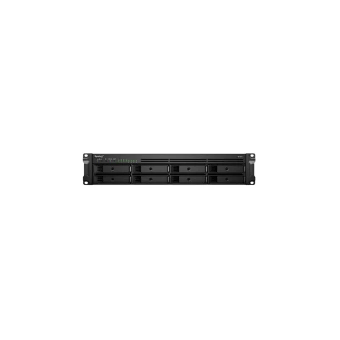 Synology RackStation RS1221+ - 8-Bay 2U Rack NAS, AMD V1500B 2.2GHz 4-core, 4GB DDR4, Black — image 1