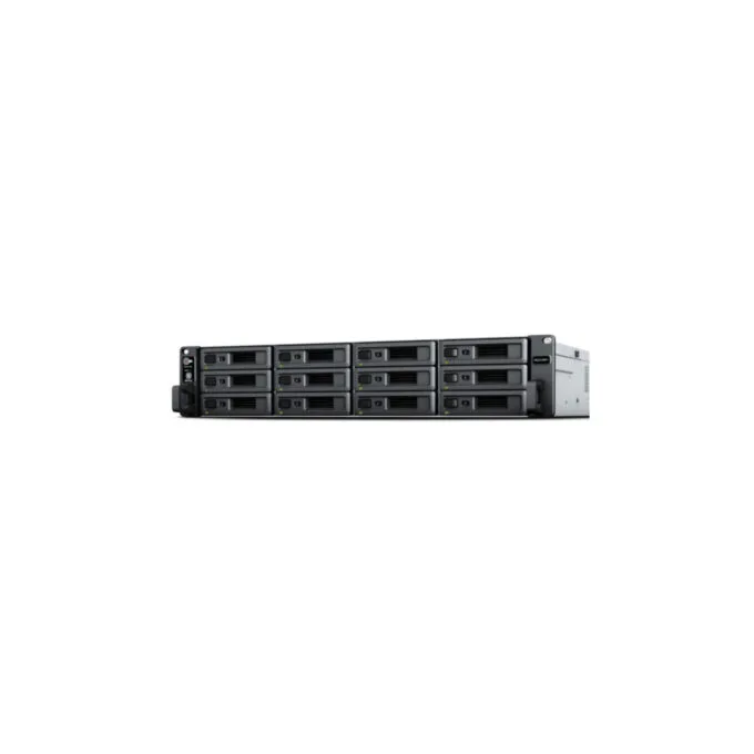 Synology RackStation RS2423RP+ - 12-Bay 2U Rack NAS - 8GB DDR4, AMD V1780B 3.35–3.6GHz, Black/Grey — image 1