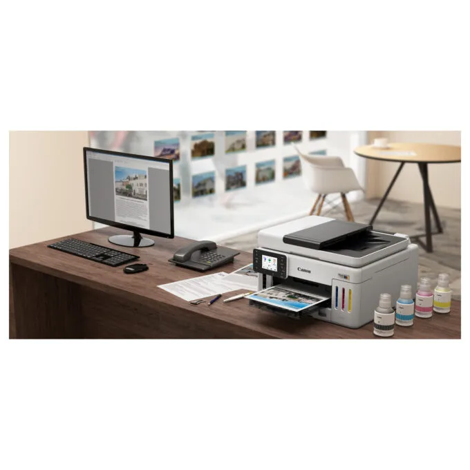 T Canon MAXIFY GX6150 MegaTank - Multifunktionsdrucker - Farbe - Tintenstrahl 3in1 — image 7