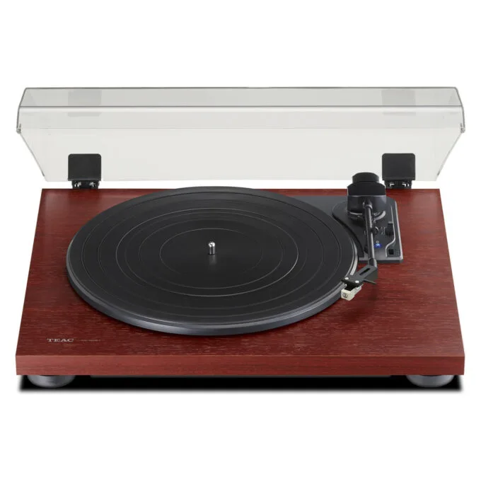 TEAC TN-180BT-A3 Bluetooth-Plattenspieler mit Audio-Technica Tonabnehmer Kirsche — image 1