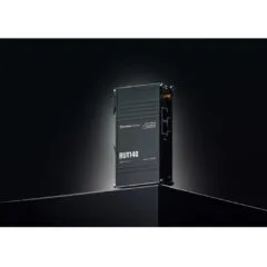 Teltonika RUT140 Industrial Ethernet Router - RUT140 - Black, Tabletop, 2 LAN, Single-band 2.4 GHz