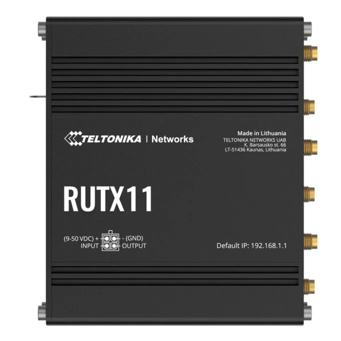 Teltonika RUTX11 - Dual-band Wi-Fi 5 Router (Grey), 256MB RAM, ARM Cortex-A7 717MHz, 4x Gigabit LAN — image 3
