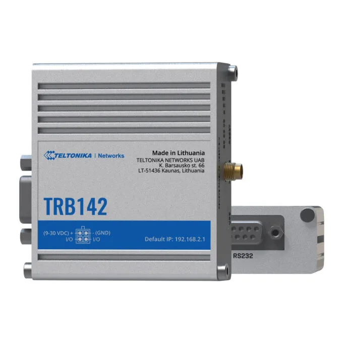 Teltonika TRB142 Gateway - 1200 MHz CPU, Grey, Cat1 Cellular, RS-232, USB 2.0, 9–30V DC — image 4
