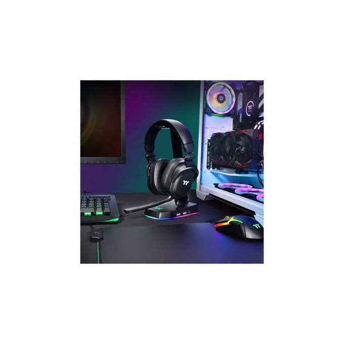 Thermaltake Argent H5 Stereo Gaming Headset - Black - Wired 3.5mm, Boom Mic, 32Ω — image 6