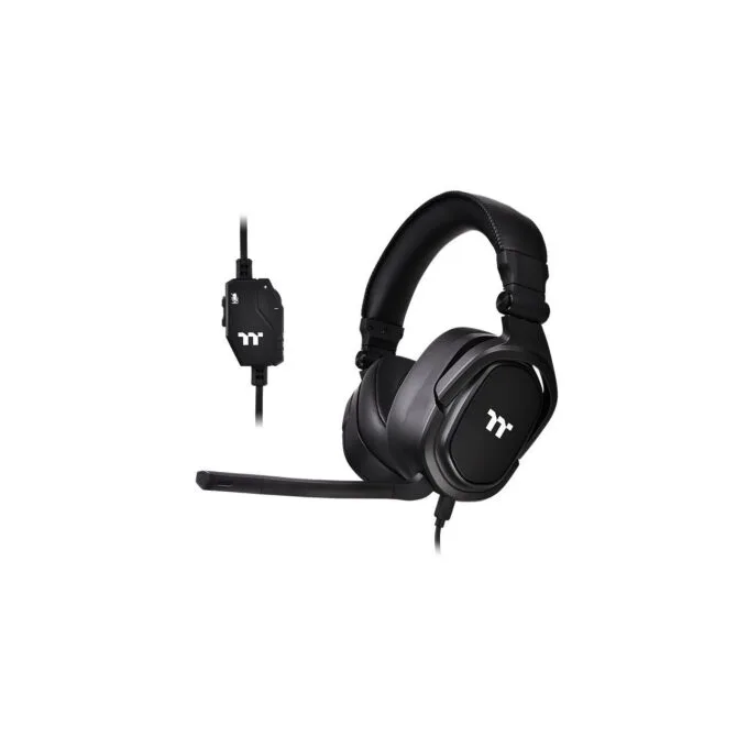 Thermaltake Argent H5 Stereo Gaming Headset - Black - Wired 3.5mm, Boom Mic, 32Ω — image 1